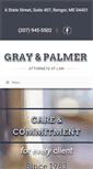 Mobile Screenshot of grayandpalmerlaw.com